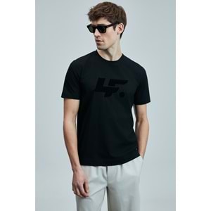Lufian 111020243 Onıx Modern Grafik T- Shirt Erkek Tişort