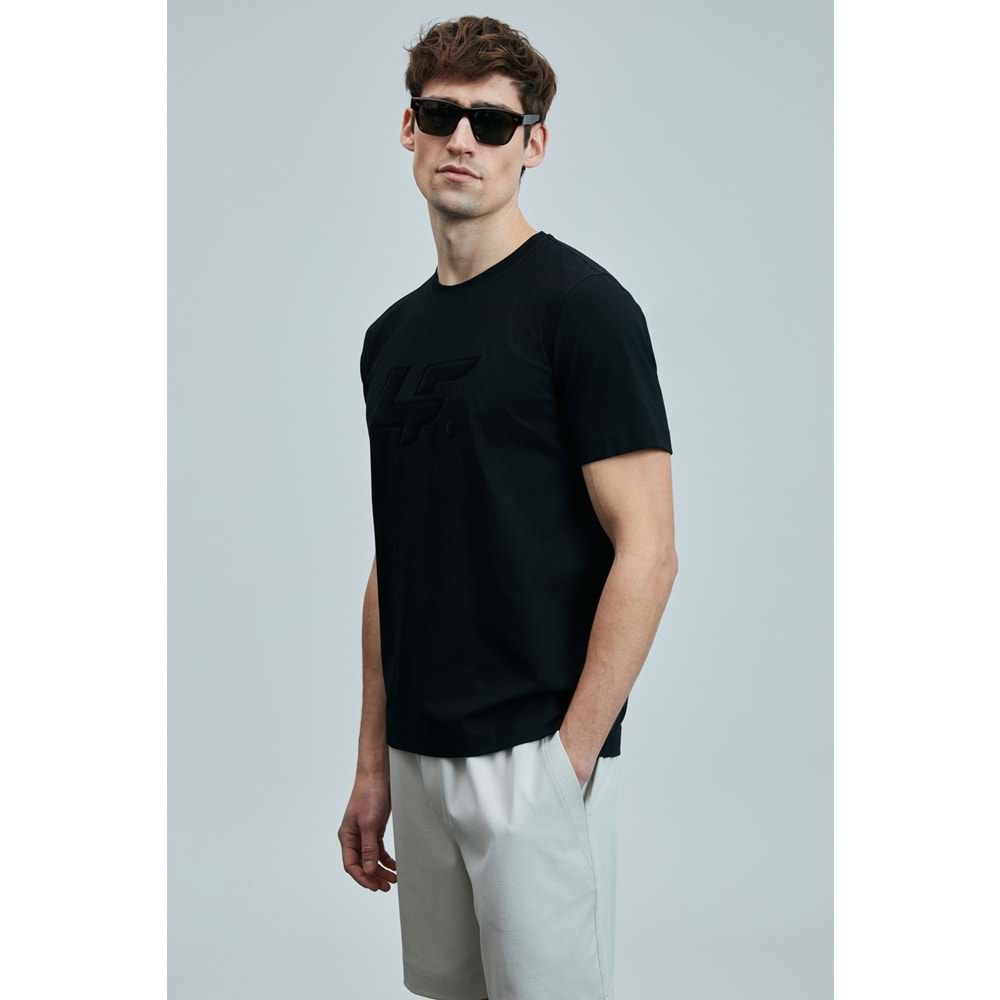 Lufian 111020243 Onıx Modern Grafik T- Shirt Erkek Tişort