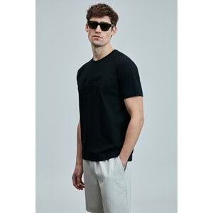 Lufian 111020243 Onıx Modern Grafik T- Shirt Erkek Tişort