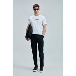 Lufian 111020244 Blaze Modern Grafik Tişort Erkek T-Shirt