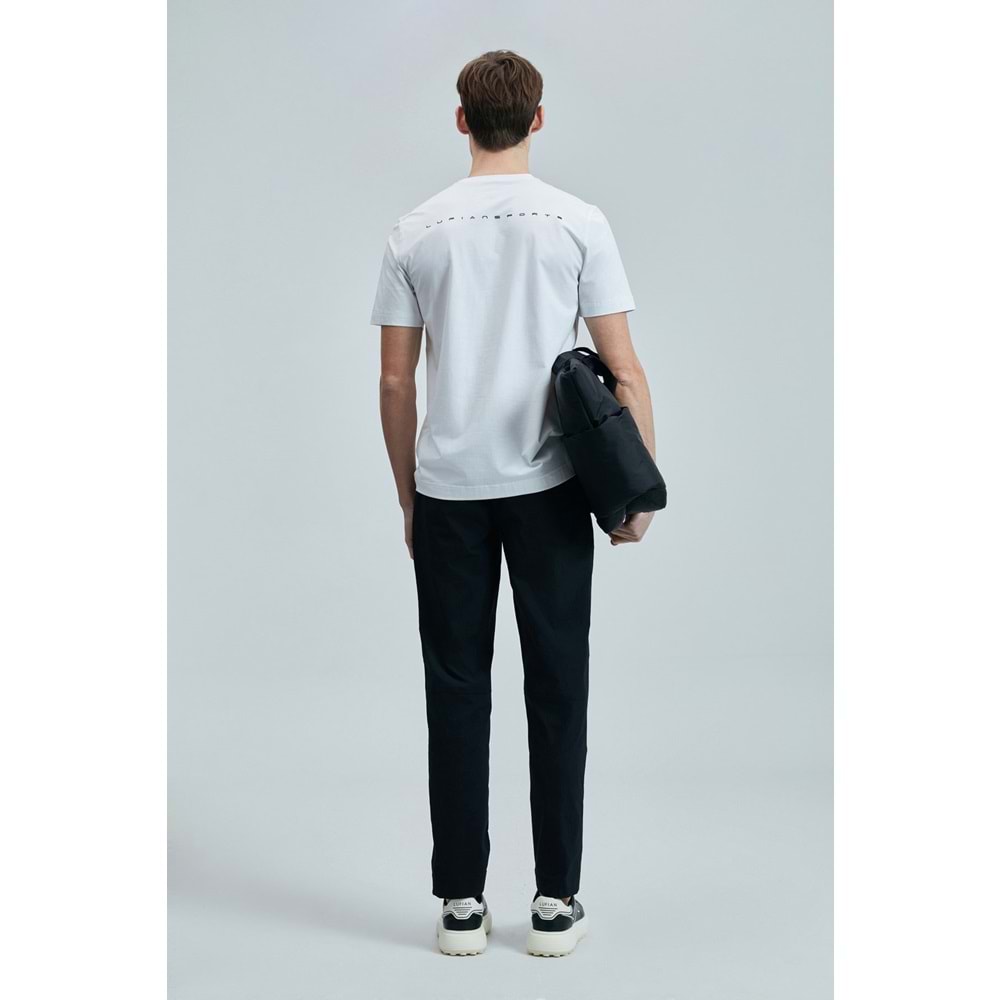 Lufian 111020244 Blaze Modern Grafik Tişort Erkek T-Shirt