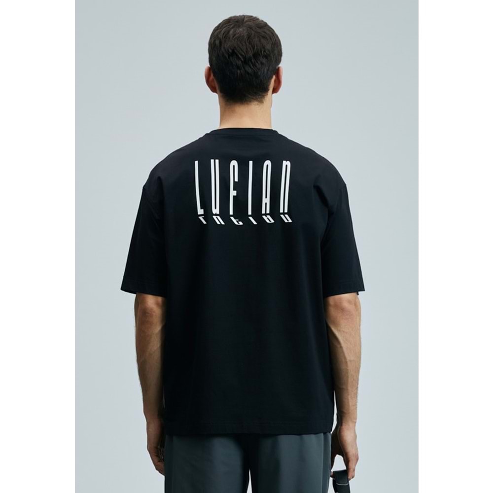 Lufian 111020245 Helıx Modern Grafik T- Shirt Erkek Tişort