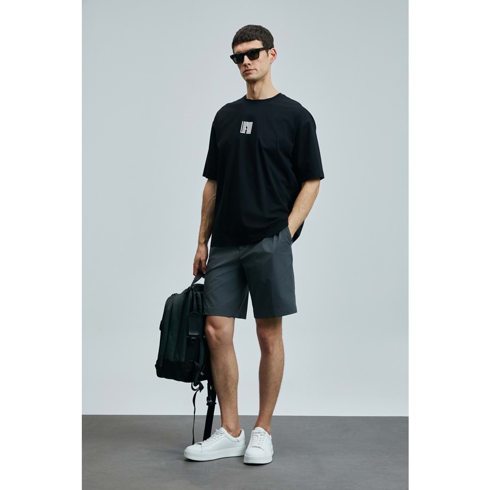 Lufian 111020245 Helıx Modern Grafik T- Shirt Erkek Tişort