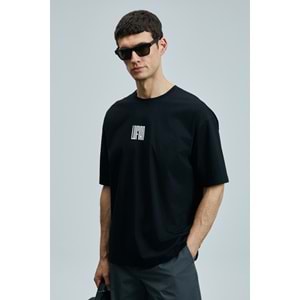 Lufian 111020245 Helıx Modern Grafik T- Shirt Erkek Tişort