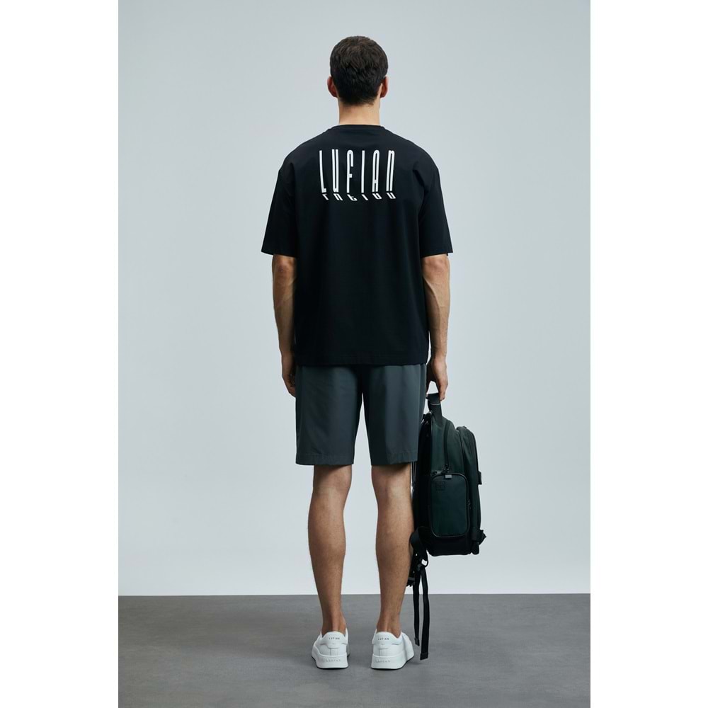 Lufian 111020245 Helıx Modern Grafik T- Shirt Erkek Tişort