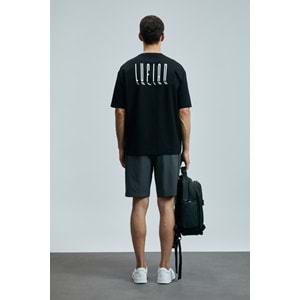 Lufian 111020245 Helıx Modern Grafik T- Shirt Erkek Tişort