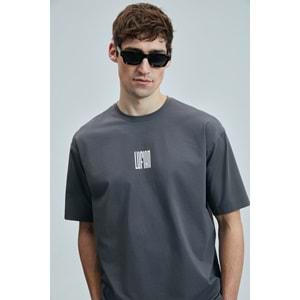 Lufian 111020245 Helıx Modern Grafik T- Shirt Erkek Tişort