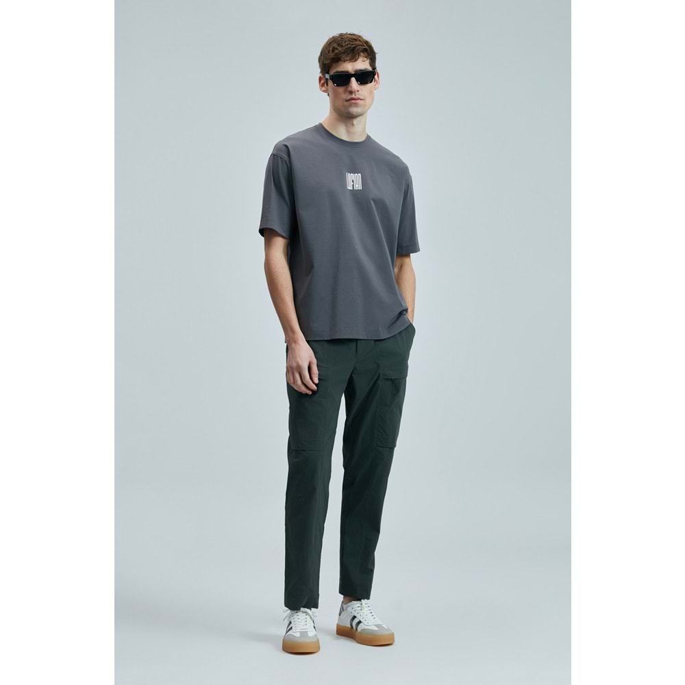 Lufian 111020245 Helıx Modern Grafik T- Shirt Erkek Tişort