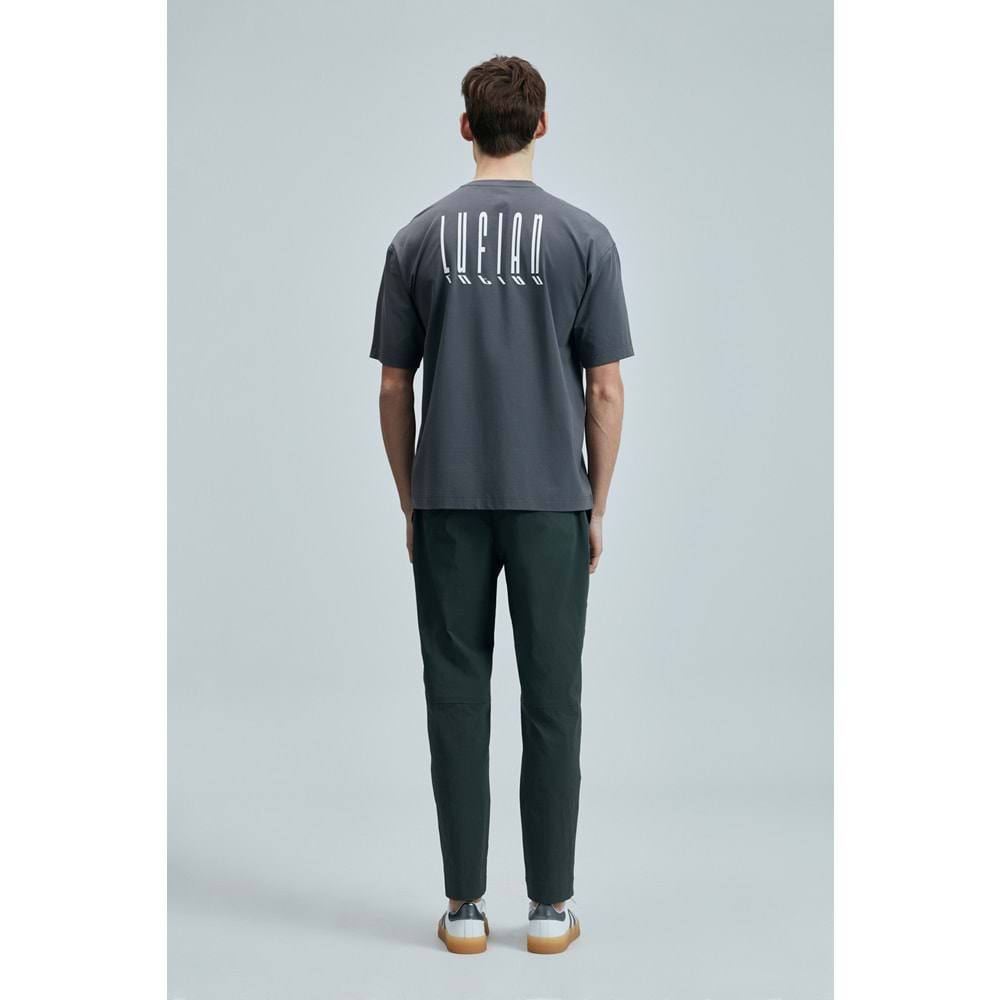 Lufian 111020245 Helıx Modern Grafik T- Shirt Erkek Tişort