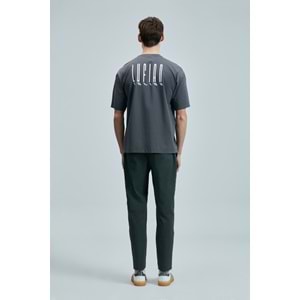 Lufian 111020245 Helıx Modern Grafik T- Shirt Erkek Tişort