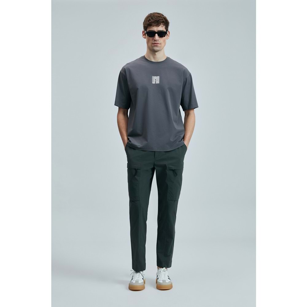 Lufian 111020245 Helıx Modern Grafik T- Shirt Erkek Tişort