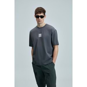 Lufian 111020245 Helıx Modern Grafik T- Shirt Erkek Tişort