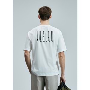 Lufian 111020245 Helıx Modern Grafik T- Shirt Erkek Tişort