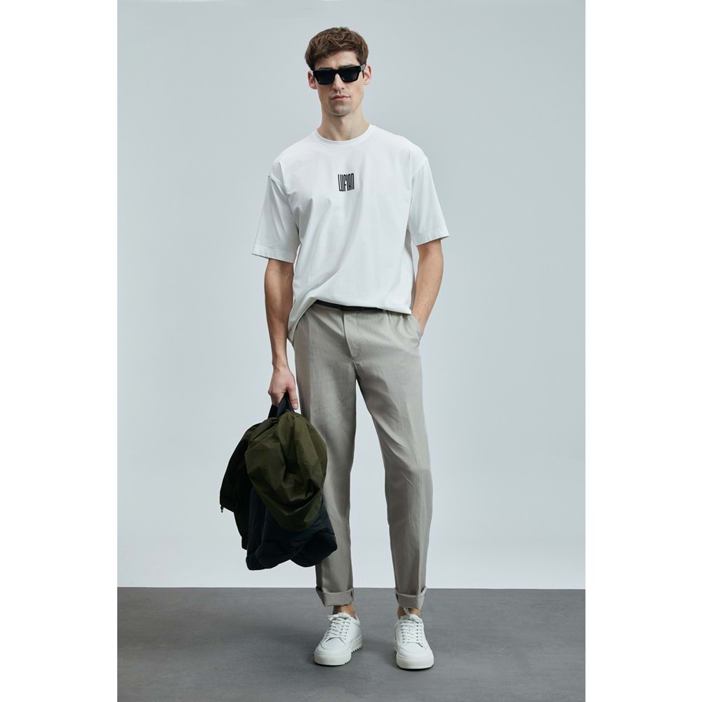 Lufian 111020245 Helıx Modern Grafik T- Shirt Erkek Tişort
