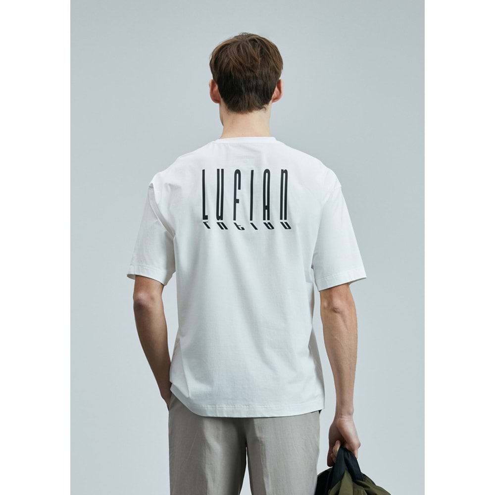 Lufian 111020245 Helıx Modern Grafik T- Shirt Erkek Tişort