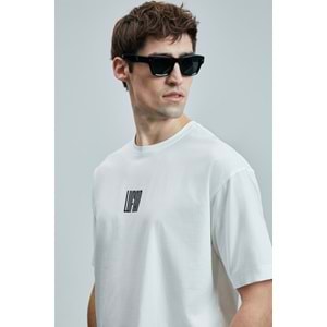 Lufian 111020245 Helıx Modern Grafik T- Shirt Erkek Tişort