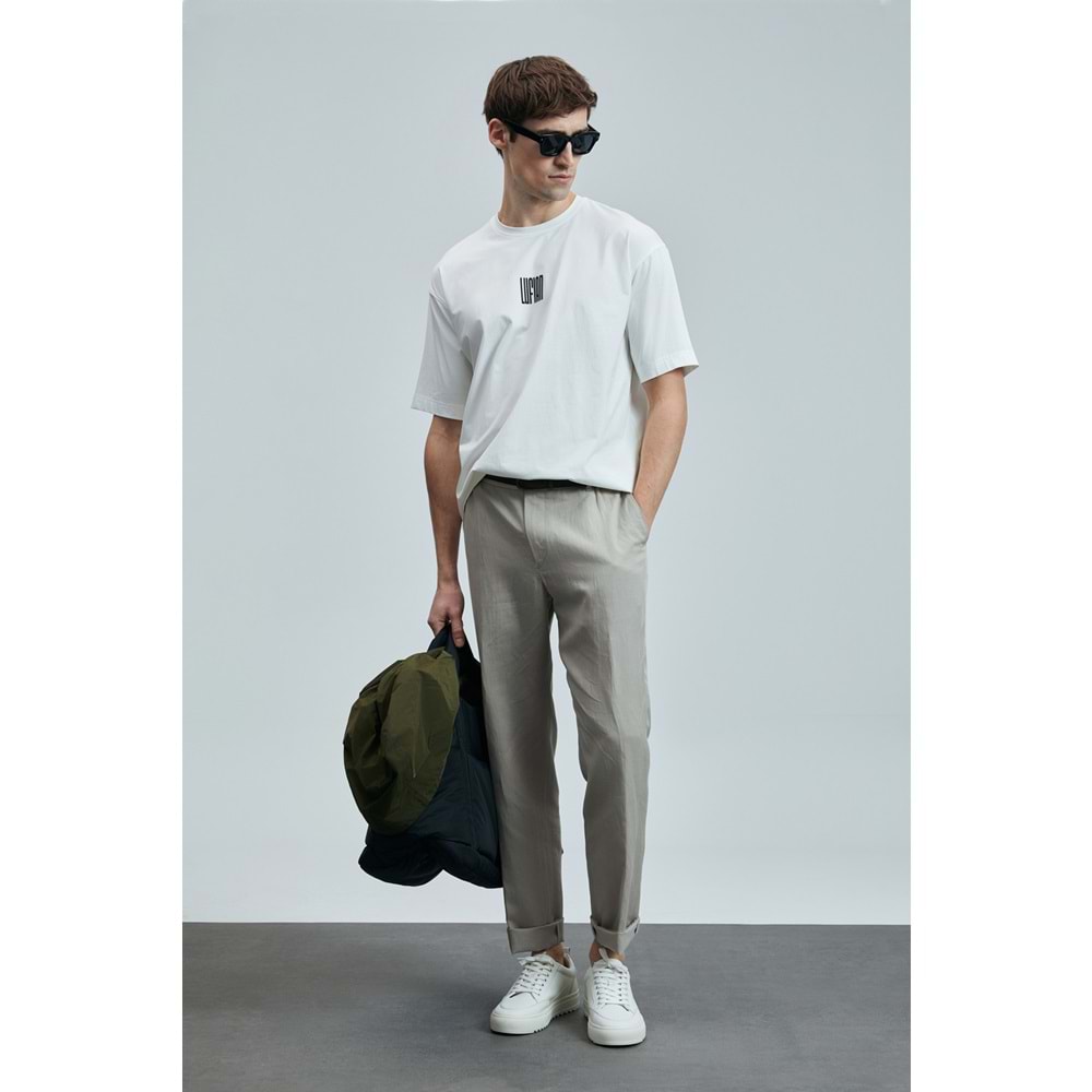 Lufian 111020245 Helıx Modern Grafik T- Shirt Erkek Tişort