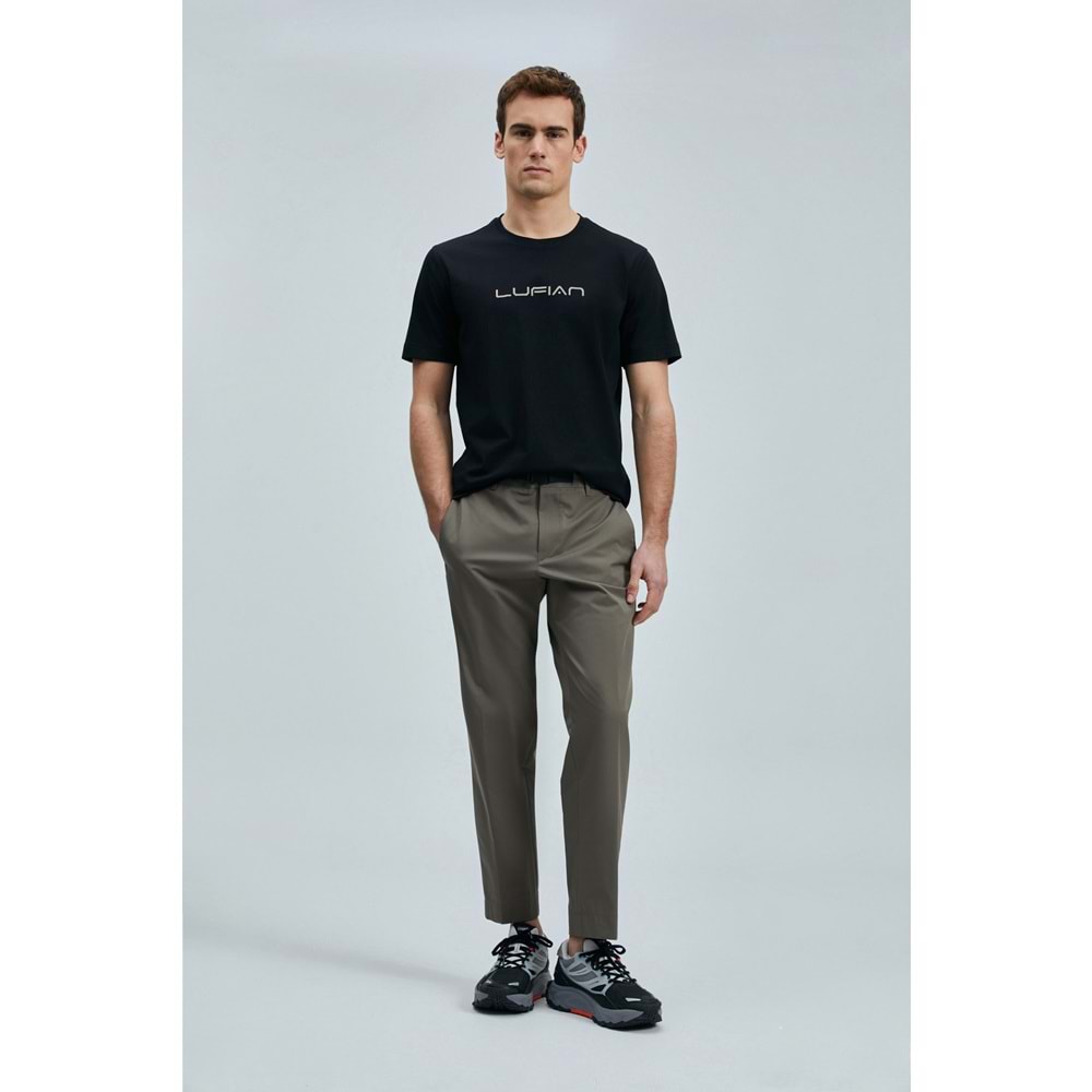 Lufian 111020250 Fusıon Modern Grafik Tişort Erkek T-Shirt