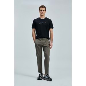 Lufian 111020250 Fusıon Modern Grafik Tişort Erkek T-Shirt