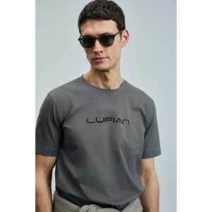 Lufian 111020250 Fusıon Modern Grafik Tişort Erkek T-Shirt