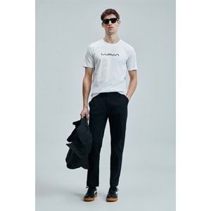 Lufian 111020250 Fusıon Modern Grafik Tişort Erkek T-Shirt