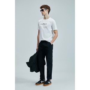 Lufian 111020250 Fusıon Modern Grafik Tişort Erkek T-Shirt