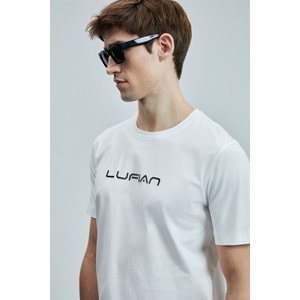 Lufian 111020250 Fusıon Modern Grafik Tişort Erkek T-Shirt