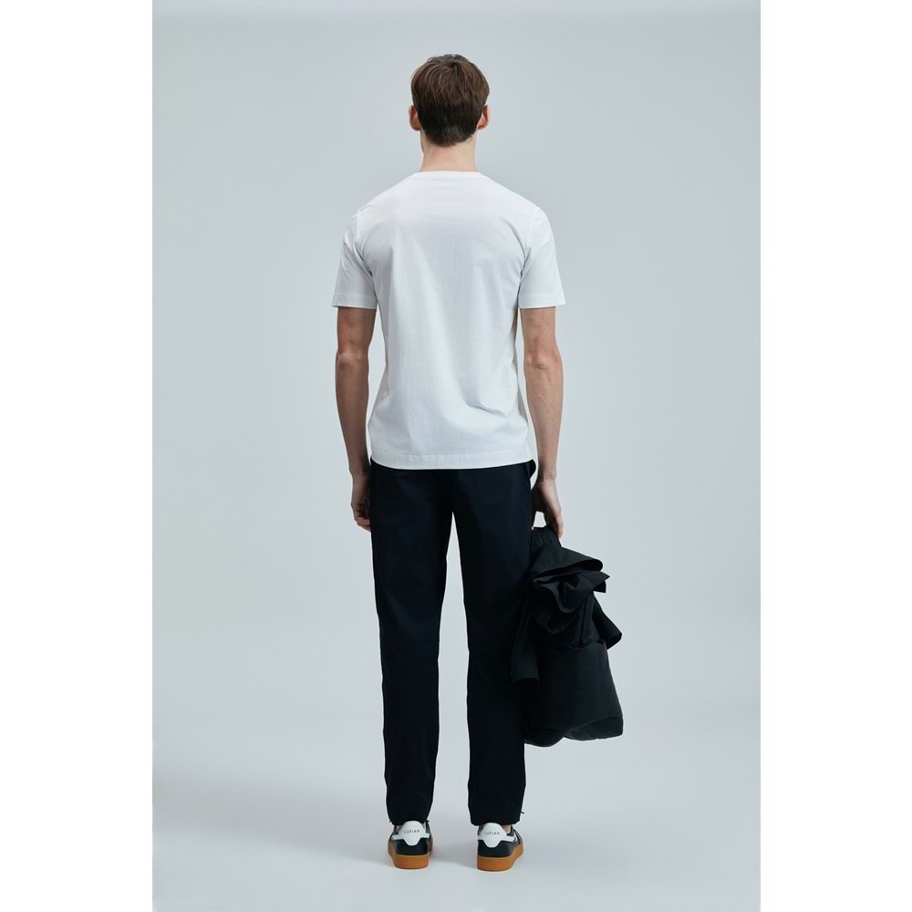 Lufian 111020250 Fusıon Modern Grafik Tişort Erkek T-Shirt
