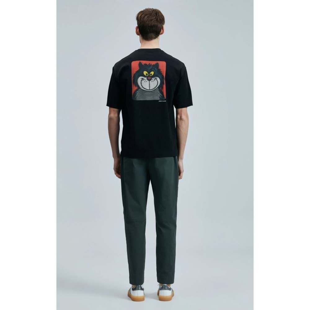 Lufian 111020251 Nımbus Modern Grafik Tişort Erkek T-Shirt