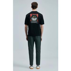 Lufian 111020251 Nımbus Modern Grafik Tişort Erkek T-Shirt