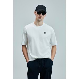 Lufian 111020251 Nımbus Modern Grafik Tişort Erkek T-Shirt