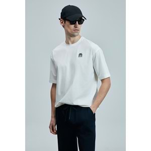 Lufian 111020251 Nımbus Modern Grafik Tişort Erkek T-Shirt