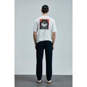Lufian 111020251 Nımbus Modern Grafik Tişort Erkek T-Shirt