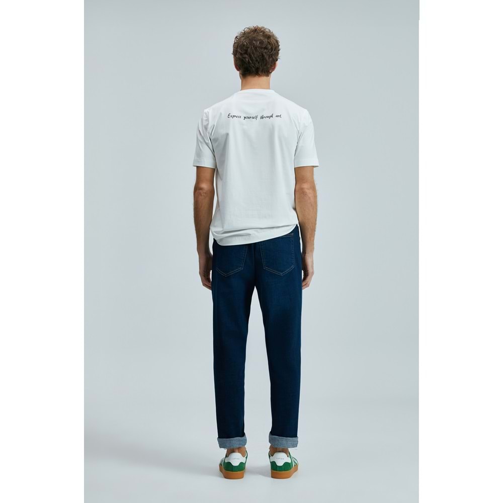 Lufian 111020254 Funky Modern Grafik Tişort Erkek T-Shirt