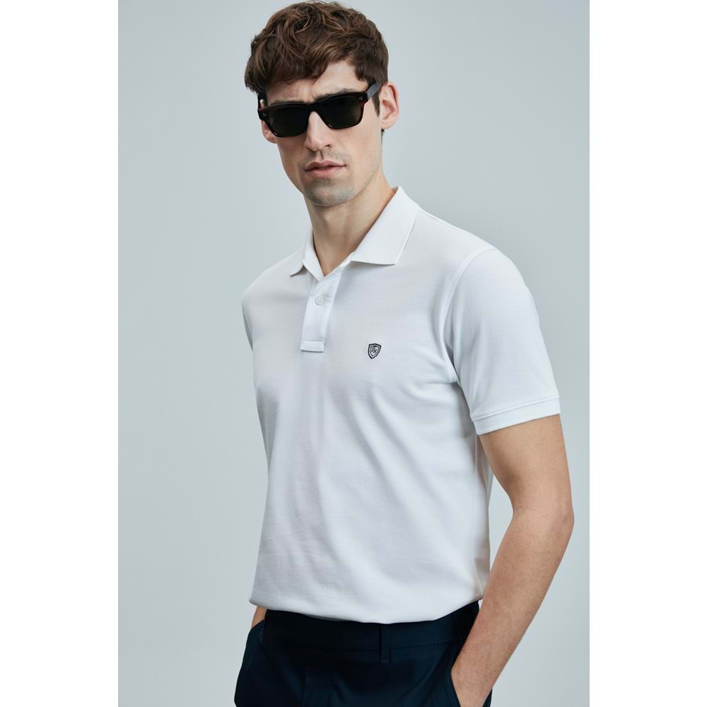 Lufian 111040206 Laon Smart Polo Yaka Tişort Erkek T-Shirt