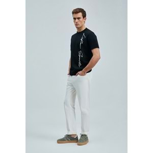 Lufian 111020231 Justin Modern Grafik Tişort Erkek T-Shirt