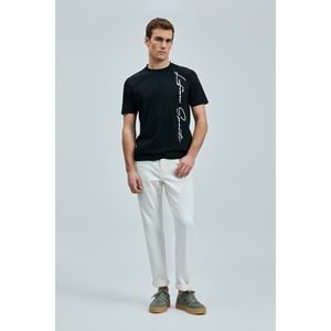 Lufian 111020231 Justin Modern Grafik Tişort Erkek T-Shirt