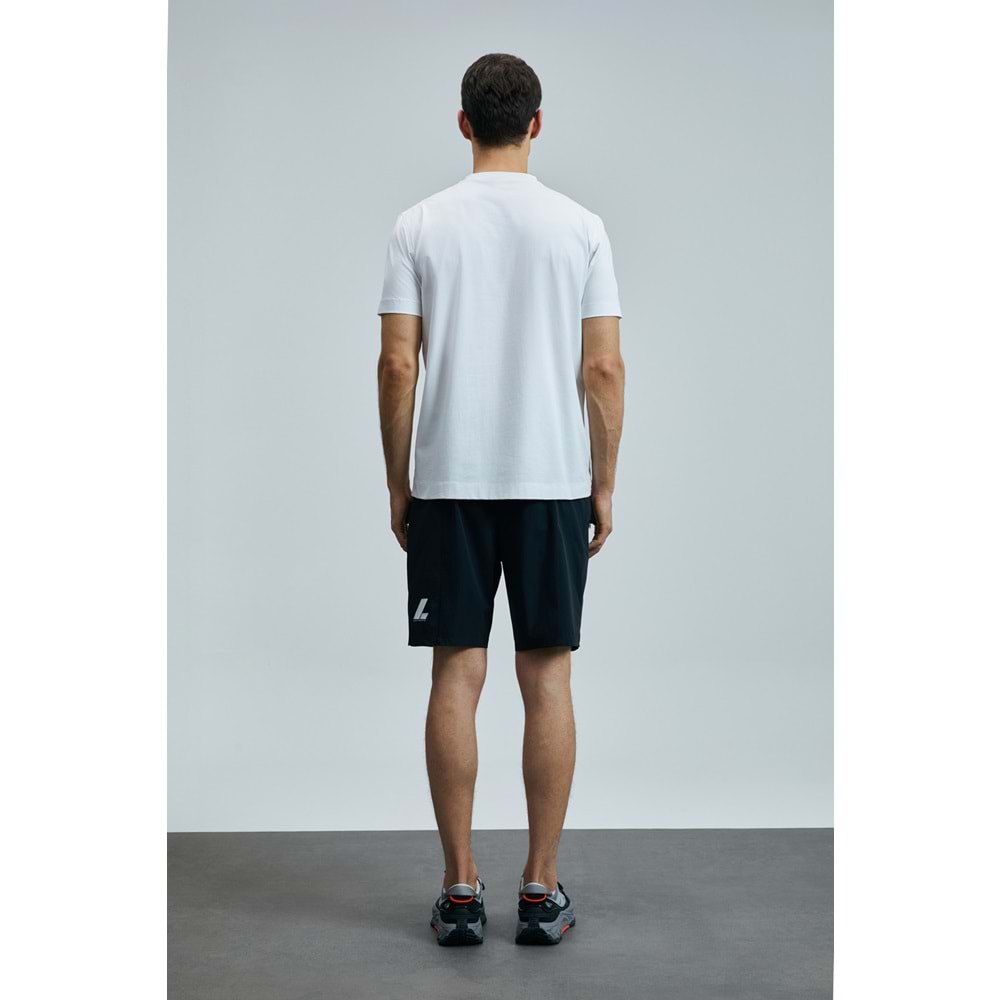 Lufian 111020231 Justin Modern Grafik Tişort Erkek T-Shirt