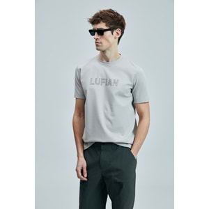 Lufian 111020240 Thınk Modern Grafik Tişort Erkek T-Shirt