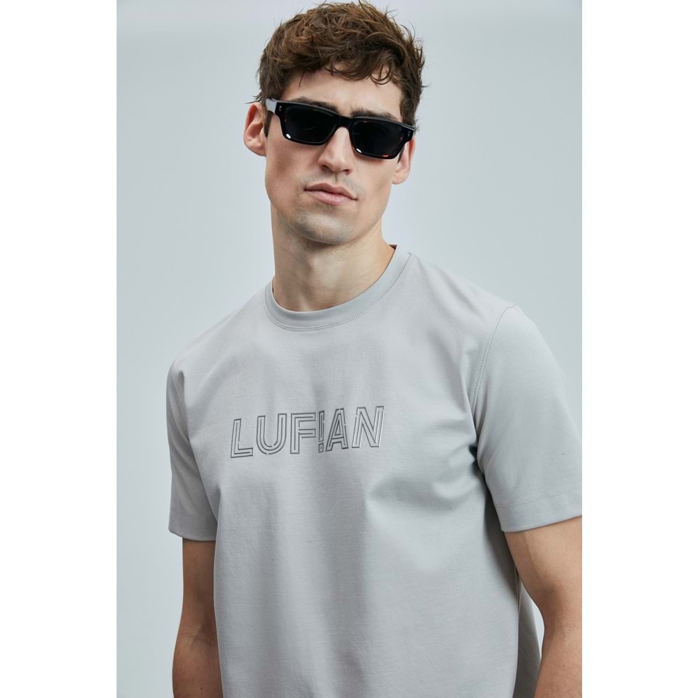 Lufian 111020240 Thınk Modern Grafik Tişort Erkek T-Shirt
