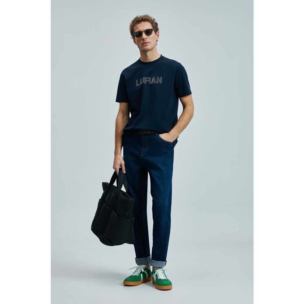 Lufian 111020240 Thınk Modern Grafik Tişort Erkek T-Shirt
