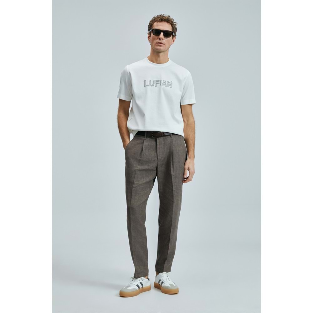 Lufian 111020240 Thınk Modern Grafik Tişort Erkek T-Shirt