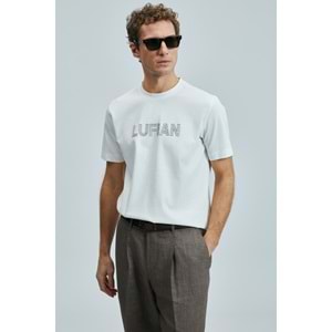 Lufian 111020240 Thınk Modern Grafik Tişort Erkek T-Shirt