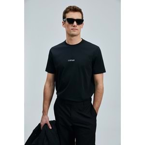 Lufian 111020235 Marcus Modern Grafik Tişort Erkek T-Shirt