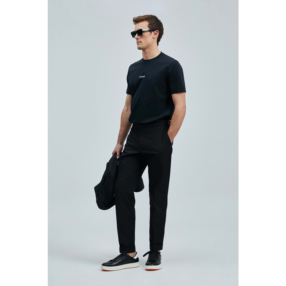 Lufian 111020235 Marcus Modern Grafik Tişort Erkek T-Shirt