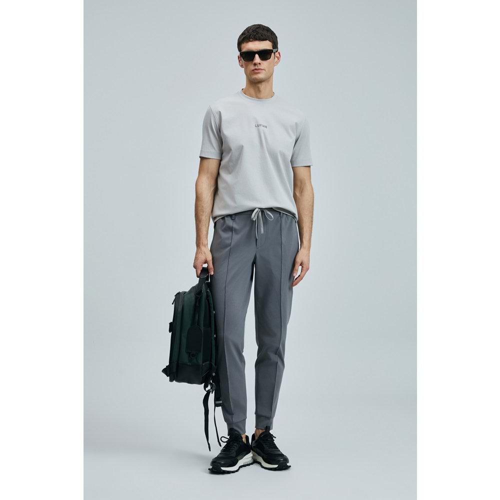Lufian 111020235 Marcus Modern Grafik Tişort Erkek T-Shirt