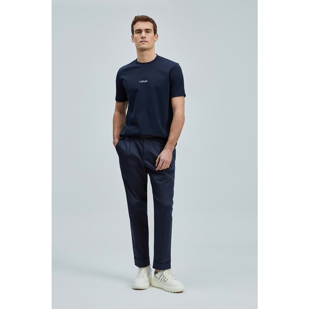 Lufian 111020235 Marcus Modern Grafik Tişort Erkek T-Shirt