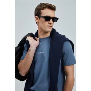 Lufian 111020235 Marcus Modern Grafik Tişort Erkek T-Shirt