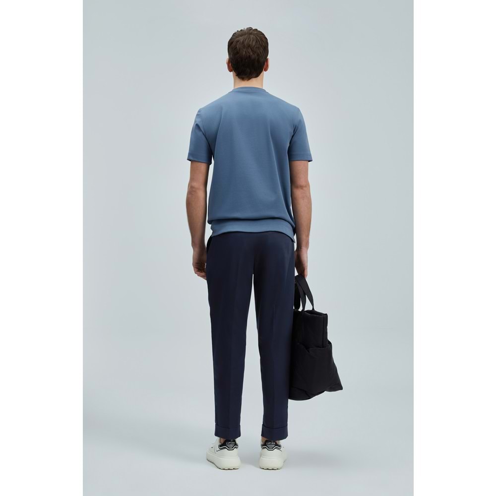 Lufian 111020235 Marcus Modern Grafik Tişort Erkek T-Shirt