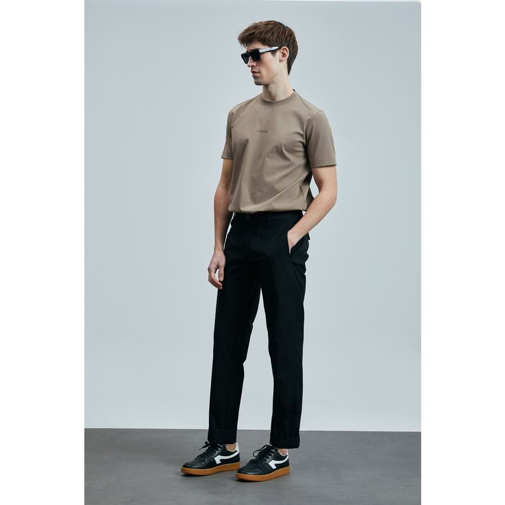 Lufian 111020235 Marcus Modern Grafik Tişort Erkek T-Shirt